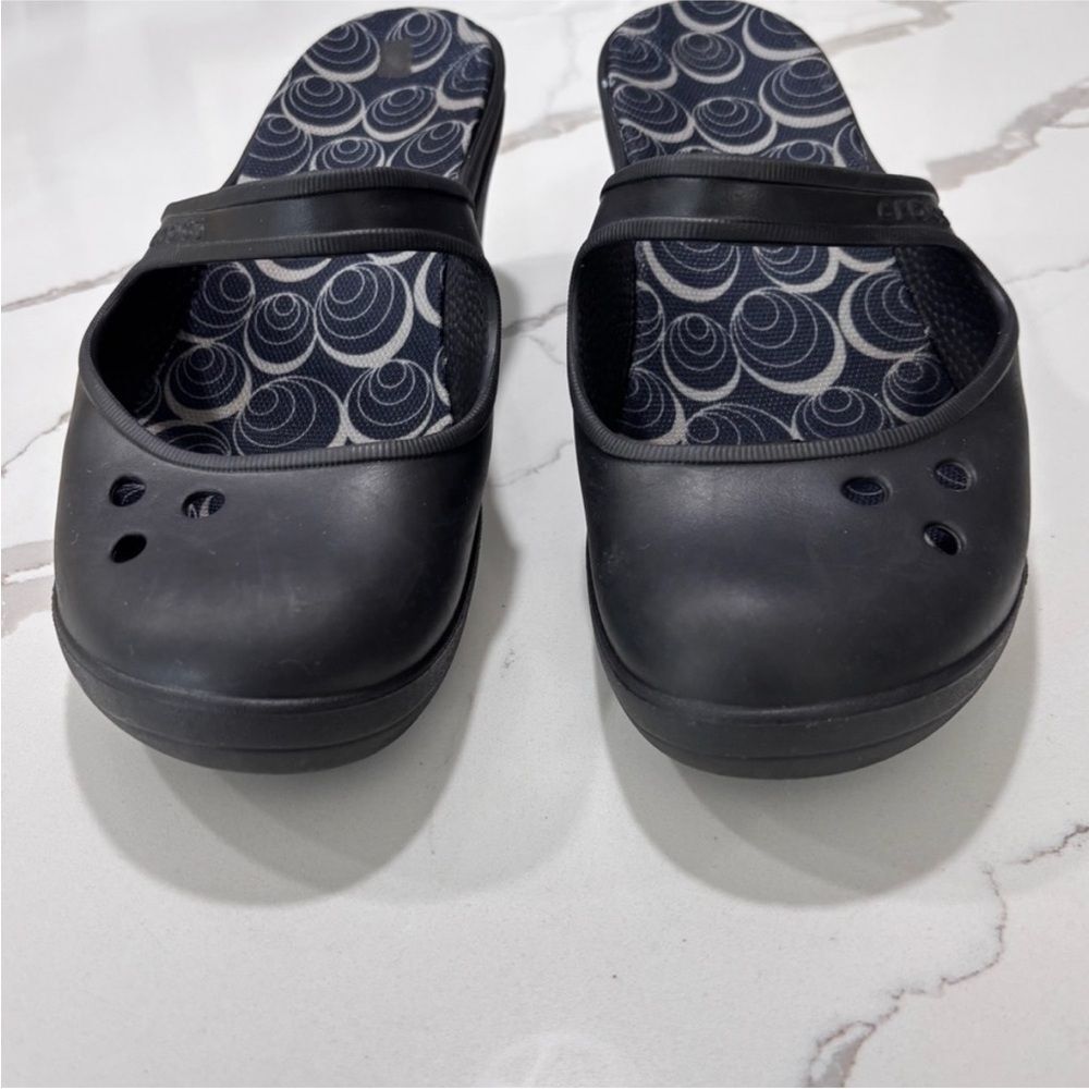 CROCS Black Women's Mules & Clogs - Picture 5 of 9